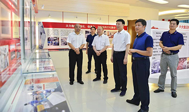 福建省人大常委會黨組書記、副主任張廣敏蒞臨虹潤公司調(diào)研指導(dǎo)